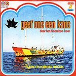 het Radio Noordzee-koor - colorfull label print and picture cover